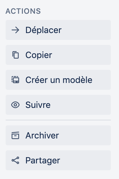 Fonction des cartes sur Trello