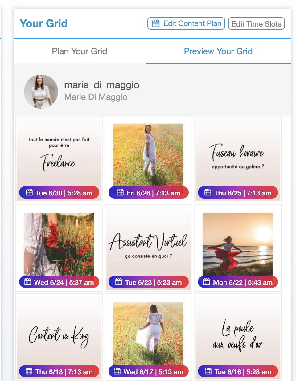 Planifier une publication sur Instagram
